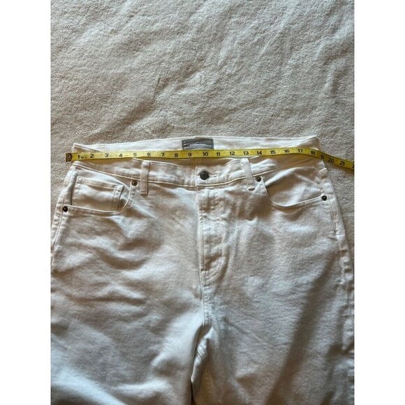 Everlane 90"s Cheeky Straight Crop Jean in Bone White Size 34 - Picture 8 of 10